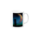 HOLLYWOOD-HIROの五重塔＆UFO Mug :right side of the handle