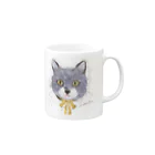 あめりすの猫と檸檬(Kaķis un Lemon) Mug :right side of the handle
