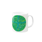 ○ KANUMAYUのTOKYO Mug :right side of the handle