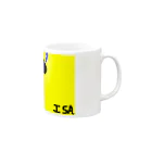 Isajincafeのお不動様マグカップ　黄色 Mug :right side of the handle