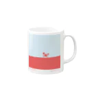 Takechan shopの【hitocoto】カニ Mug :right side of the handle