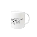 yuki aikawa shopのジャガー Mug :right side of the handle