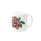 ほっこり堂の薔薇の美 Mug :right side of the handle