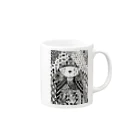 OMENYAのゼンタングル(女の子) Mug :right side of the handle