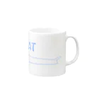 ねこたん うさぎのながーいねこ Mug :right side of the handle