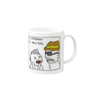 K-markの紳士さん Mug :right side of the handle