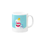 ぷいこのおみせのママだっこ！ Mug :right side of the handle