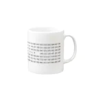 ζWalker/Shiunの割れない素数 Mug :right side of the handle