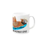 REGALIAのREGALIA dog surf Mug :right side of the handle