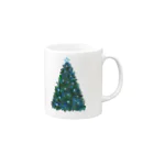 わたべ　めぐみのChristmas Tree Mug :right side of the handle