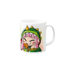 CherisCraft(ちぇりすくらふと）のこめーる Mug :right side of the handle