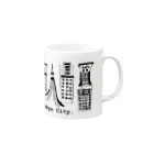 Yuka。のTokyo city Mug :right side of the handle