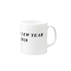 hikikomoriのHAPPY NEW YEAR 2020 Mug :right side of the handle