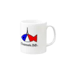 Channels.BiBのさかなロゴ　ふらんすくん Mug :right side of the handle