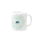 Channels.BiBのさかなロゴ　Forget-me-not Mug :right side of the handle