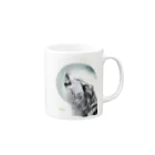 GENさんのお店のMoonWolf Mug :right side of the handle