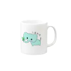 pom_pomのしあわせ　ぞう Mug :right side of the handle