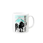 yt19380709の＃いくぞ岩田屋　　富士山　③ Mug :right side of the handle