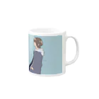 塩酸のウルフくん Mug :right side of the handle