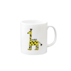 麦畑のキリンY(下手な絵) Mug :right side of the handle