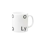 oooLy のoooLy MUG Mug :right side of the handle