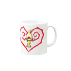 toy.the.monsters!のHeart of angel  Mug :right side of the handle