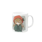 wanのおみせのわんのアイコンのながそで Mug :right side of the handle