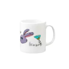 DoudouBearのひなうさちゃん Mug :right side of the handle