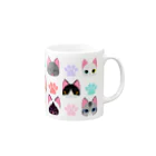 こーすけの猫と肉球 Mug :right side of the handle