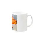 Isajincafeの水彩画 Mug :right side of the handle