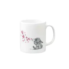 ⌘うさぎとアタシ⌘の歌 Mug :right side of the handle