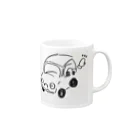 だいごろう。の酔っ払った時に描いた車 Mug :right side of the handle