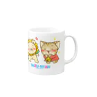 おりーぶりーぶのすずにゃん（受け答え編「そんけー」） Mug :right side of the handle