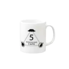 metao dzn【メタヲデザイン】の5次元カフェ（D）bk マグカップの取っ手の右面