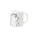 らりごのいわぺんさん Mug :right side of the handle