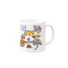 サタケ商店🐅🍛のオーストラリアアニマル(500円募金) Mug :right side of the handle