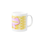 nekomamaのねこまま黄色 Mug :right side of the handle