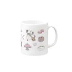 チンチラ雑貨MarkCrownのチンチラ DOLCE Mug :right side of the handle