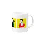 生き方見本市TOKAIの13.横４正方形全員 Mug :right side of the handle