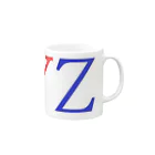 アメリカンベース のXYZ  グッズ　アルファベット Mug :right side of the handle