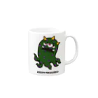 Creepy Treasures!のCrazy Monster! Octon 【A】 Mug :right side of the handle
