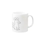 nibiharaのおりこうなわんこ Mug :right side of the handle