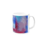 "stella"のpaint something7 Mug :right side of the handle