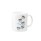 paprikachanの動物のあ.し.あ.と Mug :right side of the handle