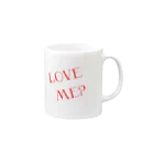 だーちゃんのLOVE ME? Mug :right side of the handle