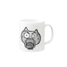 takopon_LINEの表情リアルねこ Mug :right side of the handle