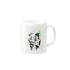 ruhacchiのドローイング Mug :right side of the handle