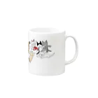 HIKAMARU　SHOPのとりあい Mug :right side of the handle