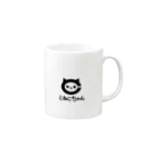 こねこちゃんのこねこちゃんロゴ（黒） Mug :right side of the handle