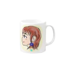 みつまめこshopのAre you excited? Mug :right side of the handle